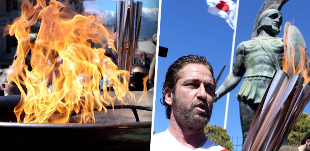 Der Fackellauf wurde abgebrochen