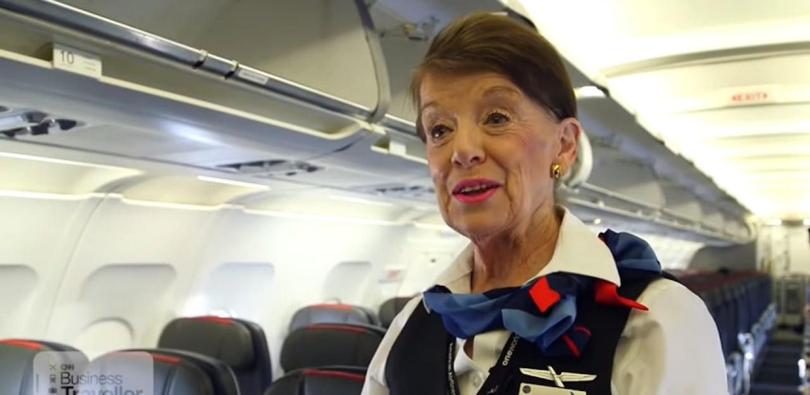 Bette Nash ist die dienstälteste Stewardess der Welt.