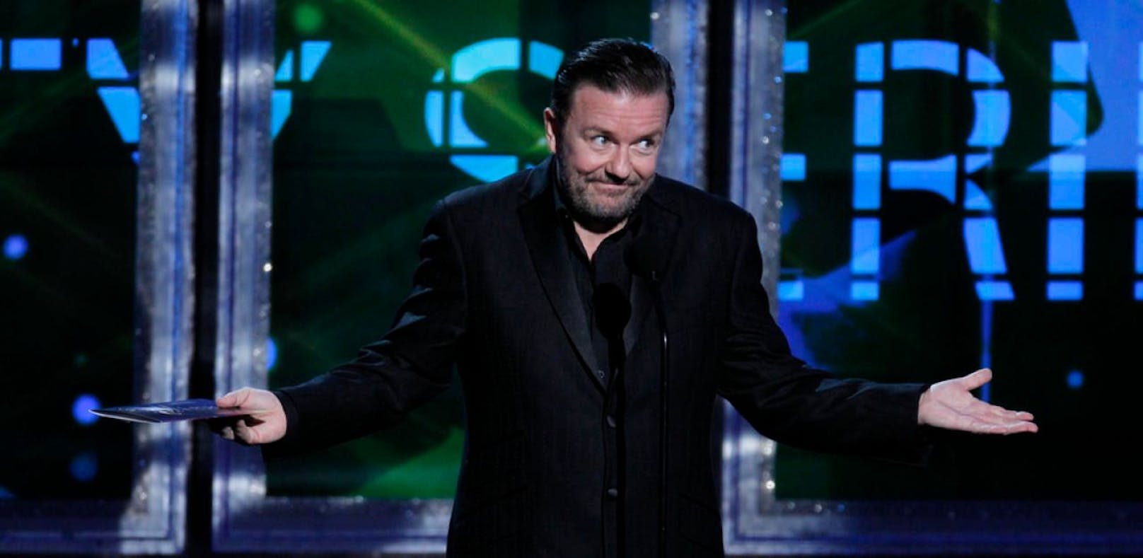 Ricky Gervais schimpft 2020 in der Wiener Stadthalle