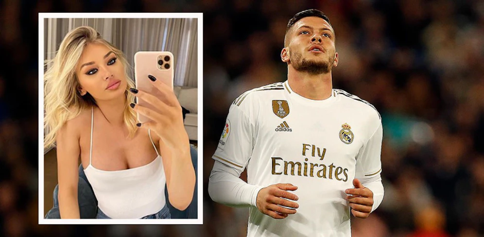 Luka Jovic brach die Quarantäne für dieses Model. 