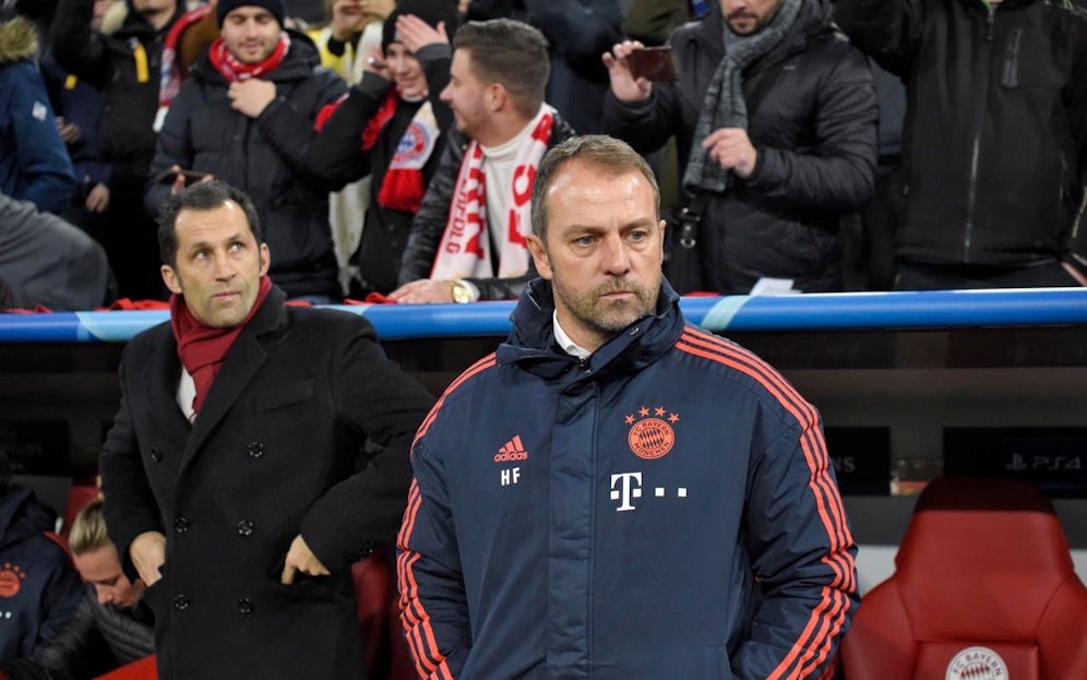 Hasan Salihamidzic und Hansi Flick über die Kader-Planung uneinig. 