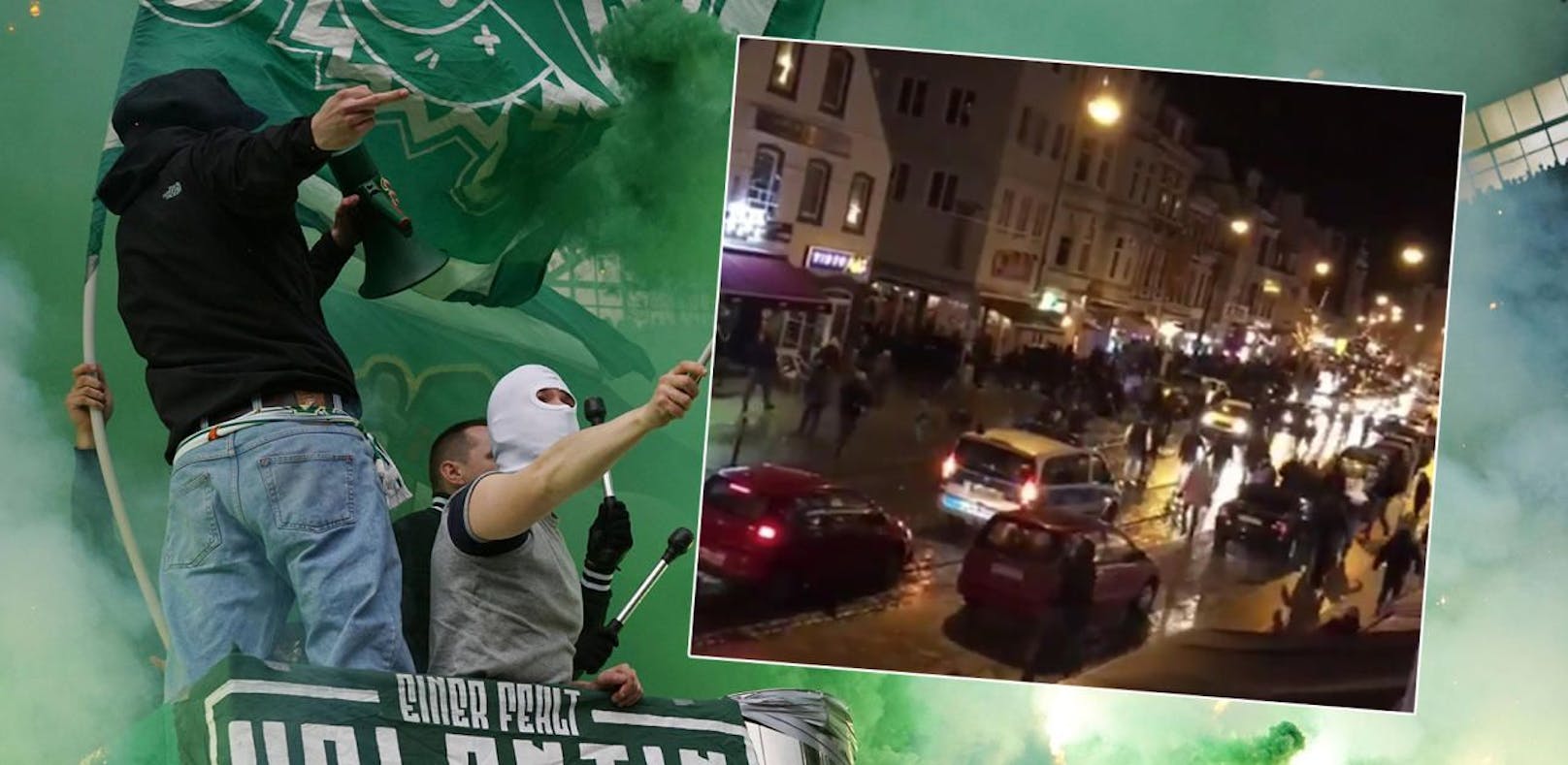 Bremen-Hooligans liefern sich Massenschlägerei