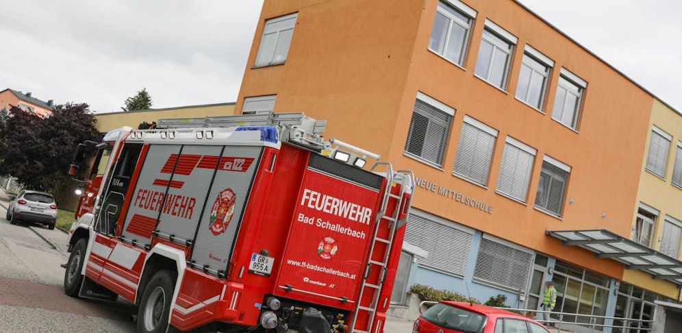 Wegen eines Feuers musste die NMS am Montag evakuiert werden.