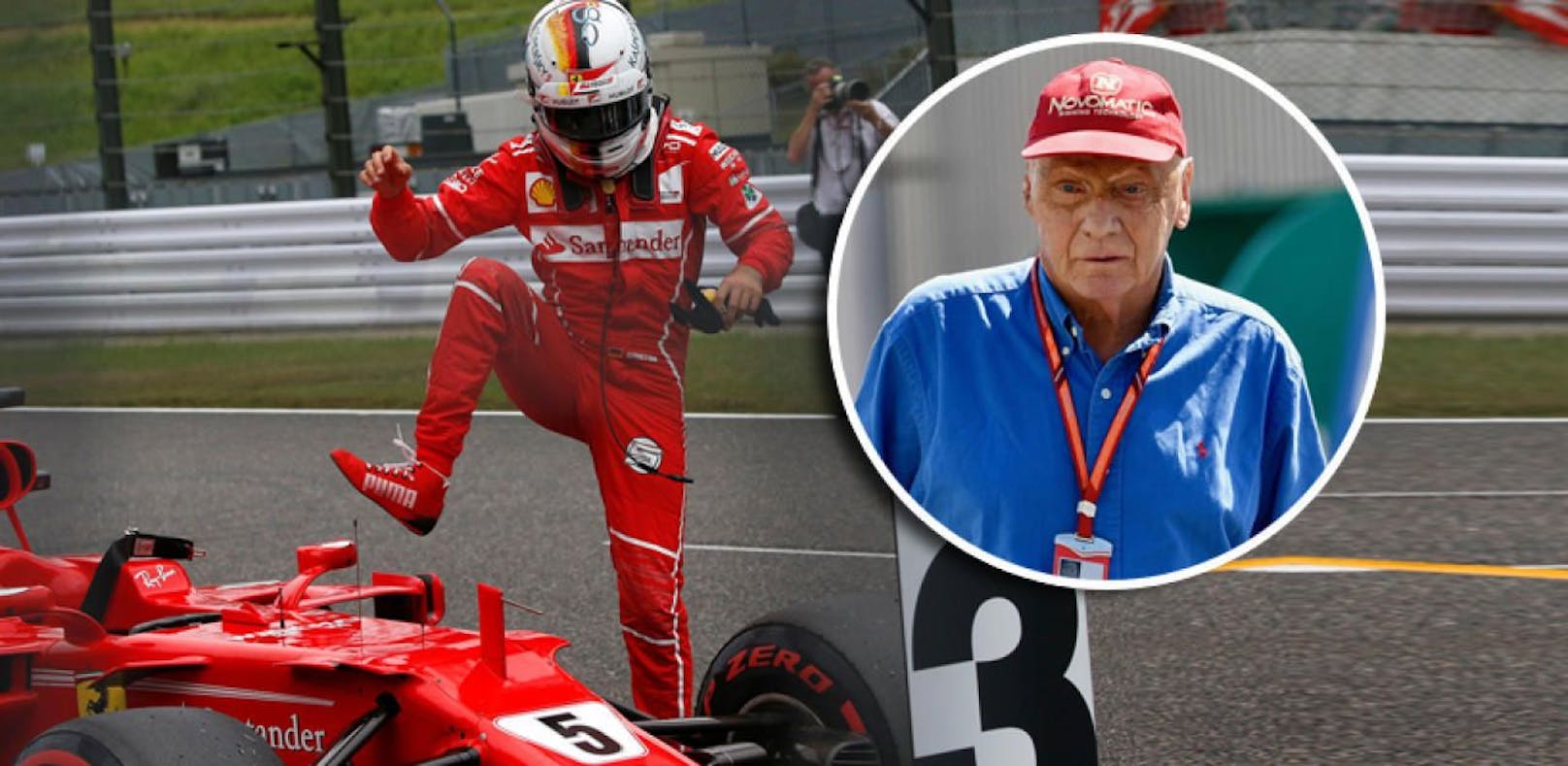 Lauda kritisiert Vettels "Rammstoß" an Hamilton
