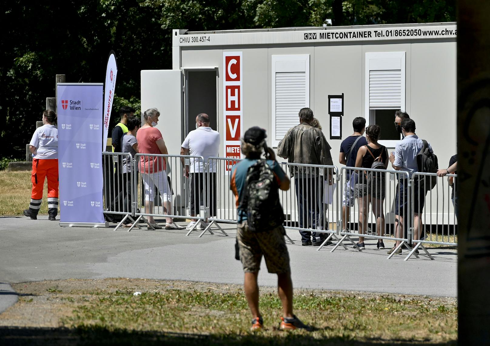 Nächste Impfbox in Wien wird beim Stadionbad eröffnet. 