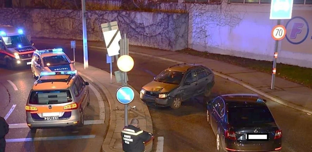 In der Nacht auf Sonntag kam es zu einer Verfolgung in Wien. 