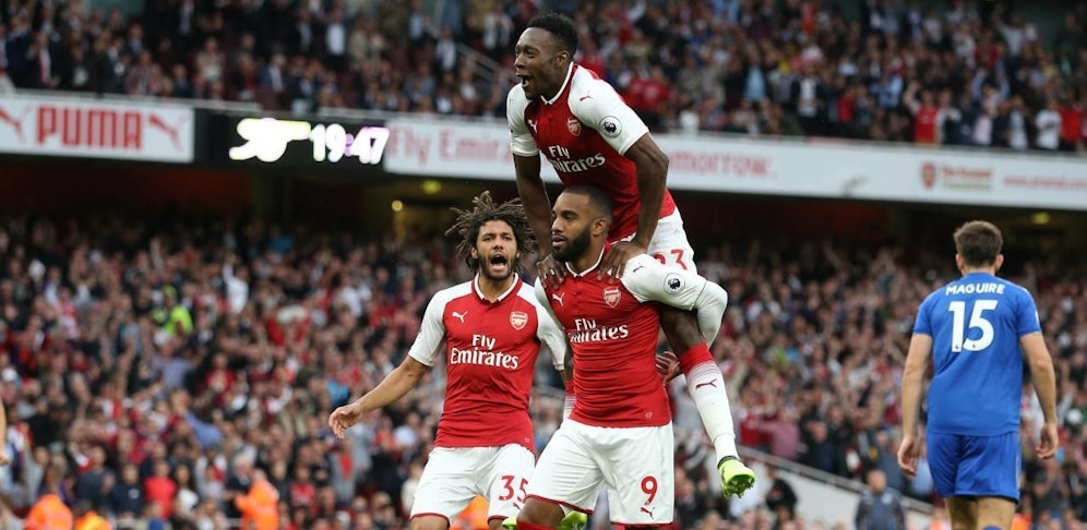 Grenzenloser Jubel bei Arsenal