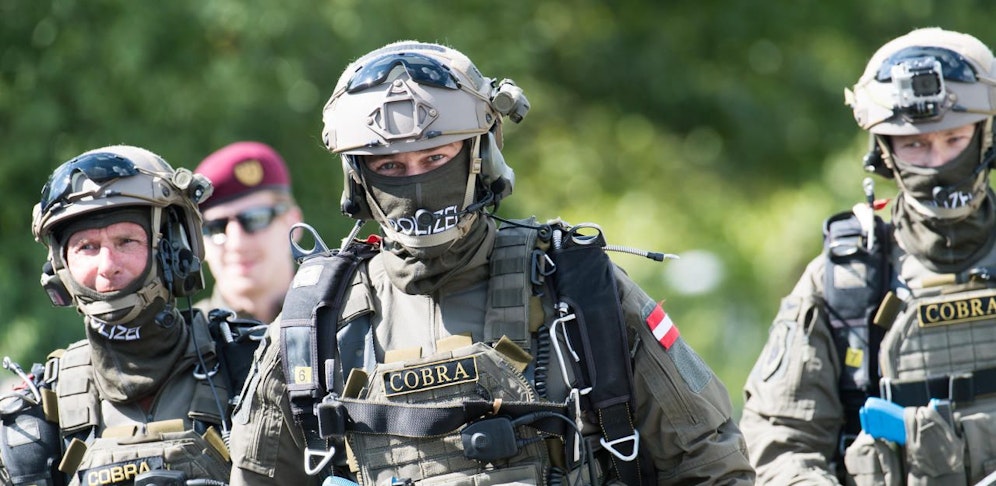 Die Spezialeinheit Cobra im Einsatz. (Symbolbild)