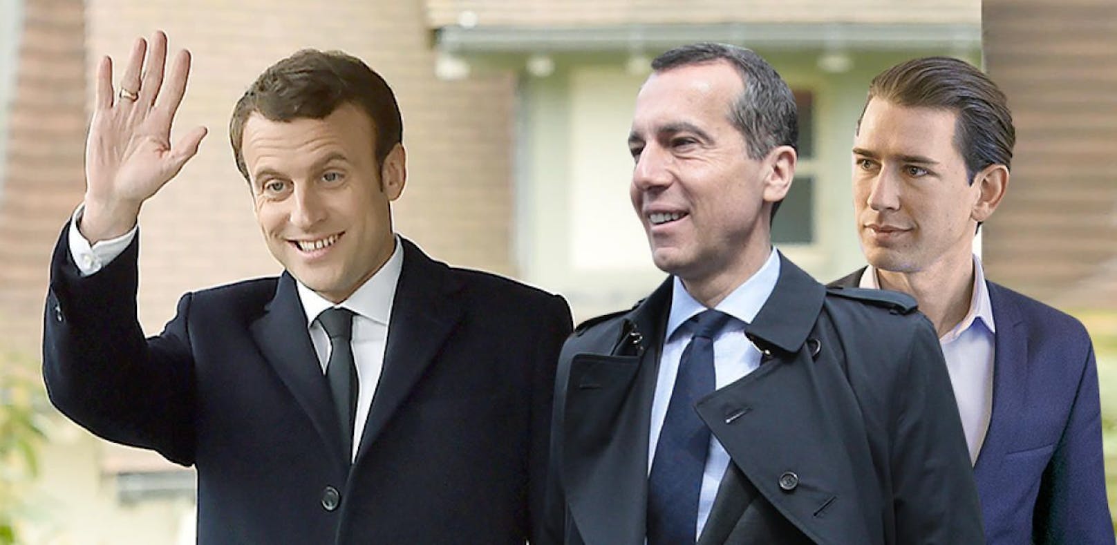 Frankreich-Sieger Macron Vorbild für Kurz und Kern