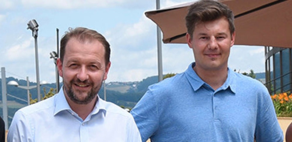 Dicke Luft: Bernhard Baier und Stadt-Vize Christian Forsterleitner 