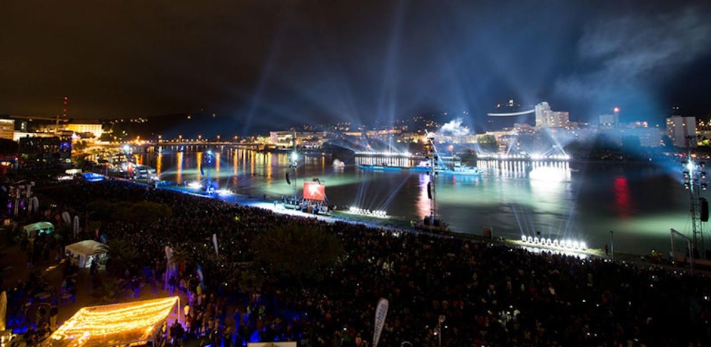 Sensationelle Show: die "Moby Dick"-Inszenierung bei der Klangwolke 2017