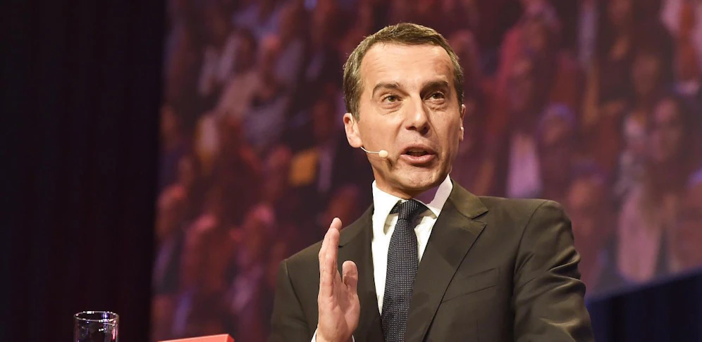 Ex-Kanzler Kern erregt in letzter Zeit öfters Aufsehen mit - vorsichtig formuliert - kernigen Sagern.