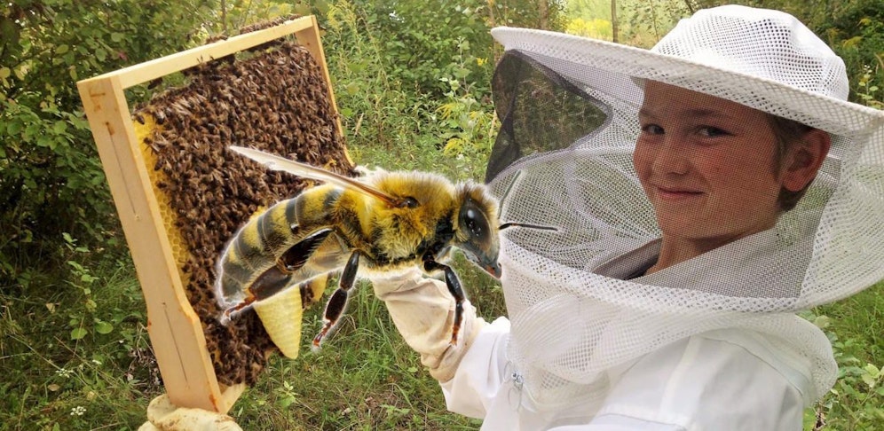 Laut Lagerhaus ist Imkerei ein Kinderspiel.