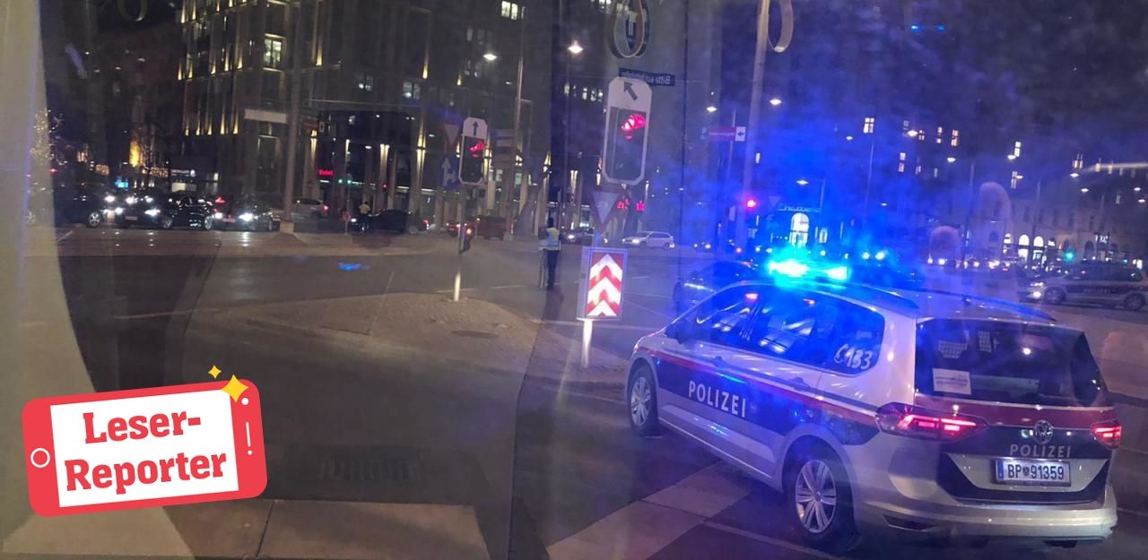 Heute.at - Akademikerball-Demo: Bim und Bus lahmgelegt