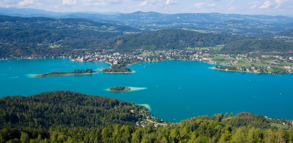 Pörtschach am Wörthersee, Aussicht vom Pyramidenkogel. Symbolfoto