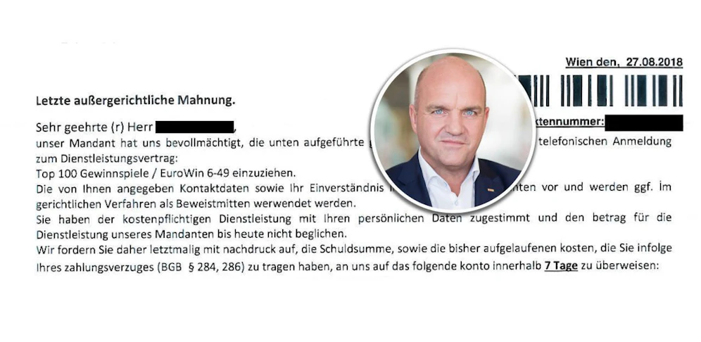AK NÖ-Präsident Markus Wieser warnt vor dem Schreiben. 