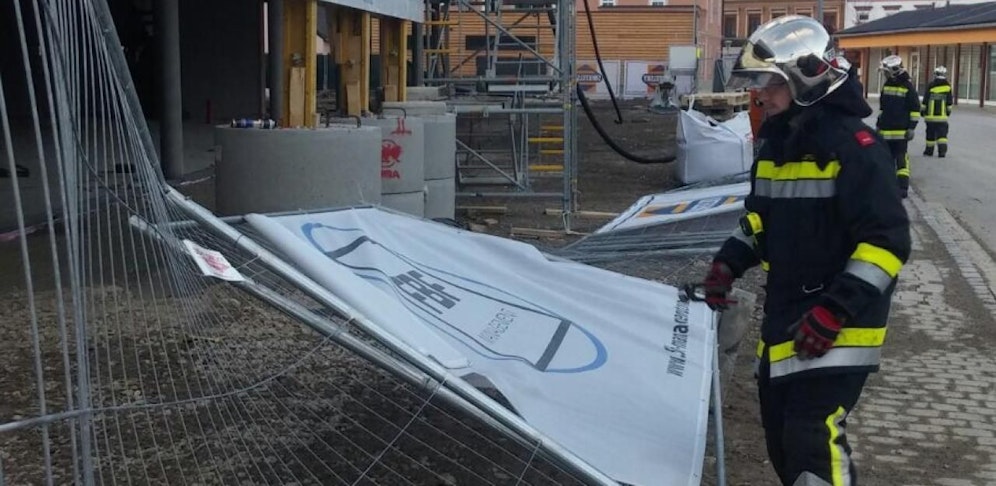 Die Feuerwehr Gloggnitz Stadt musste bereits zu Sturmeinsätzen ausrücken.