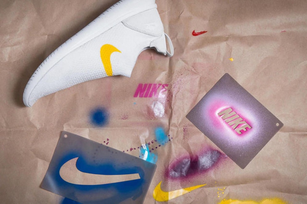 NIKE lässt uns selbst Hand anlegen. 