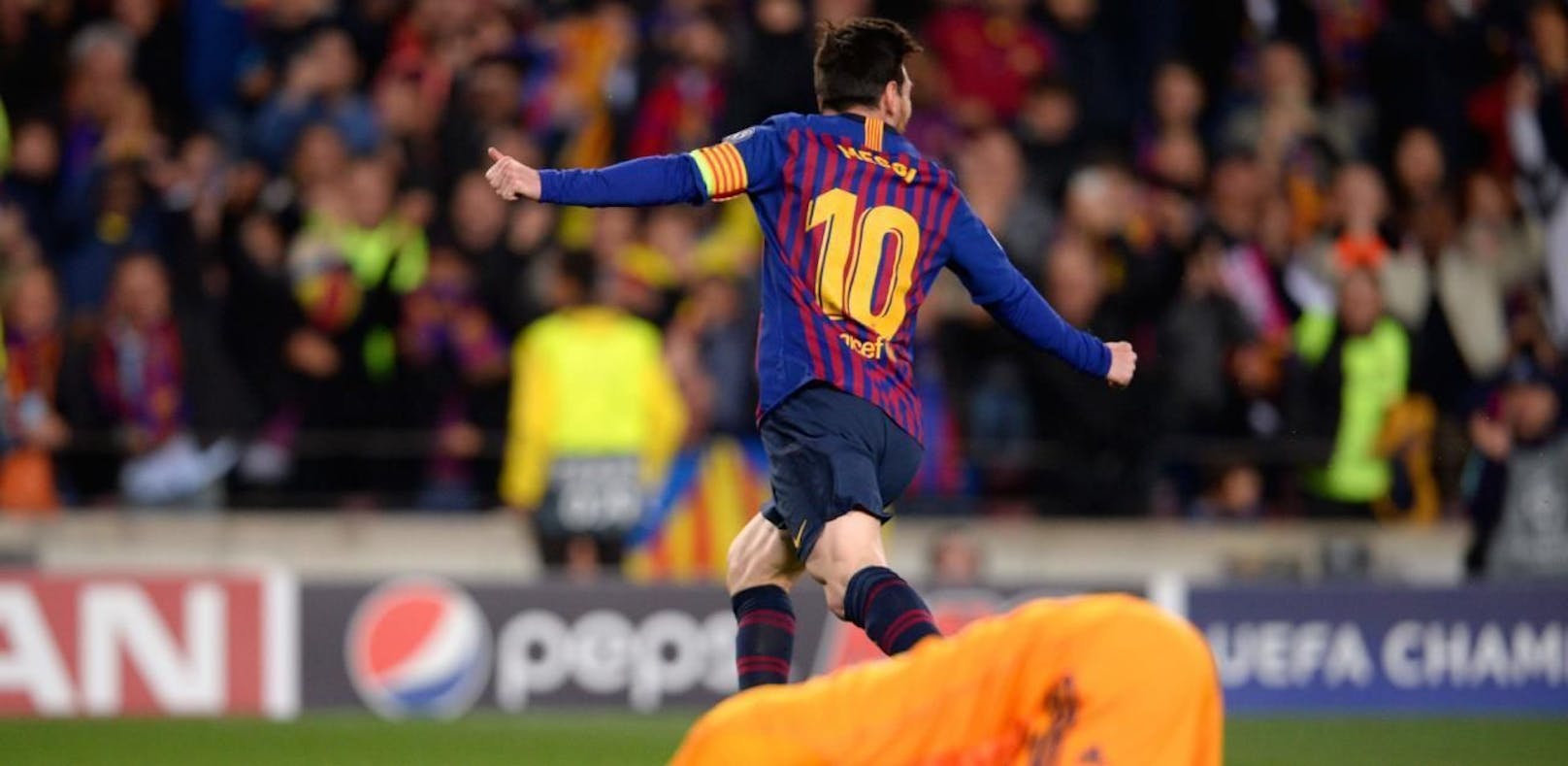 Messi trifft gegen David De Gea