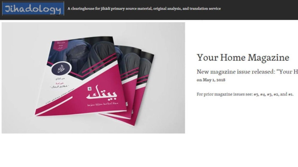 Das El-Kaida-Magazin "Baituki" kann auch auf der Webseite "Jihadology" heruntergeladen werden.