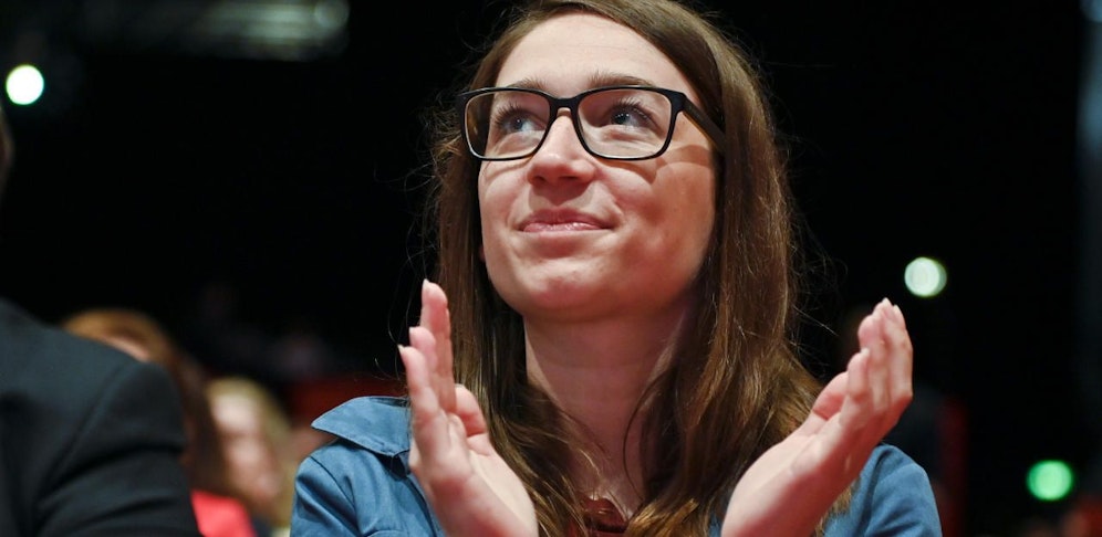 SJ-Vorsitzende Julia Herr am Samstag, 13. Juli 2019, anl. des SPÖ-Bundesparteirats in Wien.