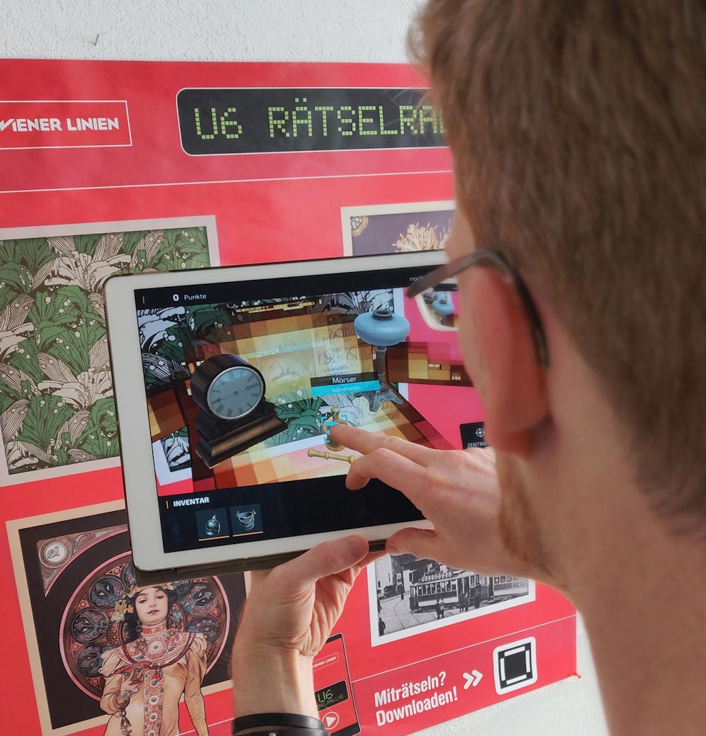 Bei der heurigen digitalen Rätselrallye der Wiener Linien geht es um das Geheimnis der verschollenen gläsernen Badewanne. 