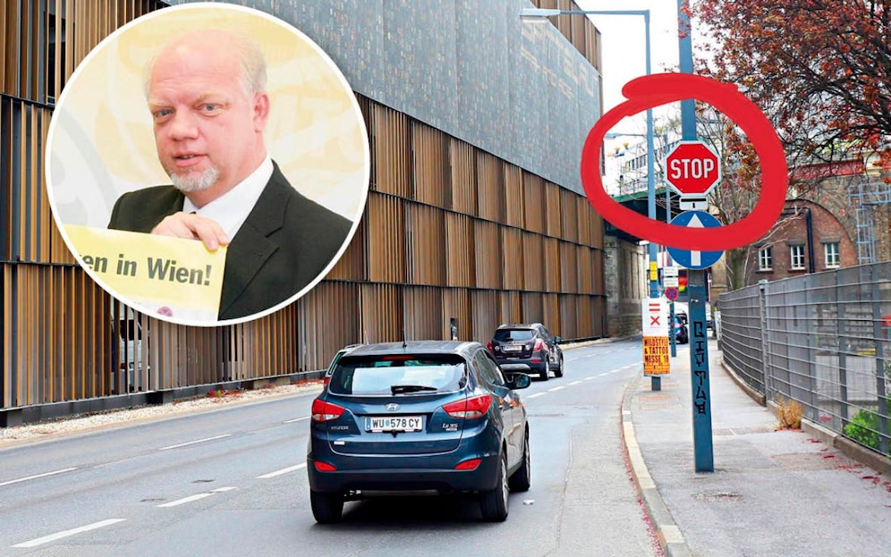 Auch ÖAMTC-Jurist Martin Hoffer hält die Stopp-Tafel für unnötig.