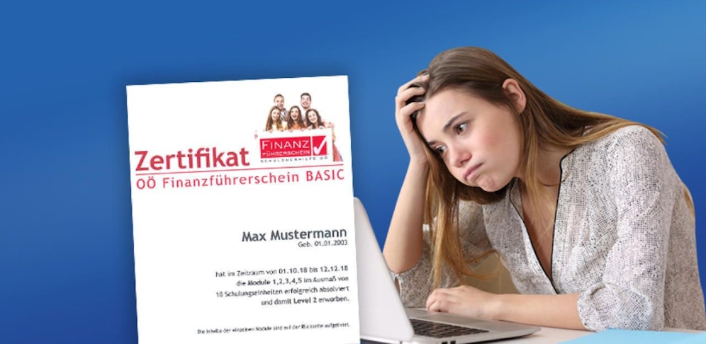 Junge Oberösterreicher machen den Finanzführerschein, um mit Geld umgehen zu können.