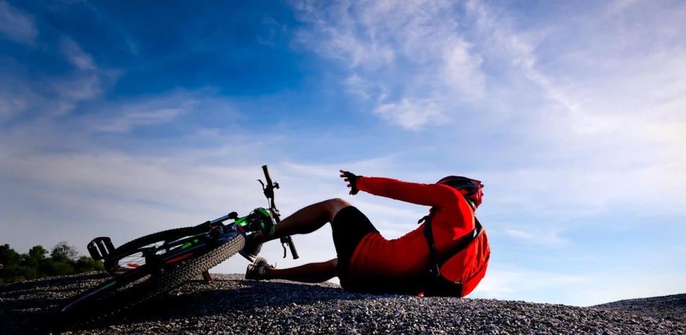 Mountainbike-Unfall (Symbolfoto).