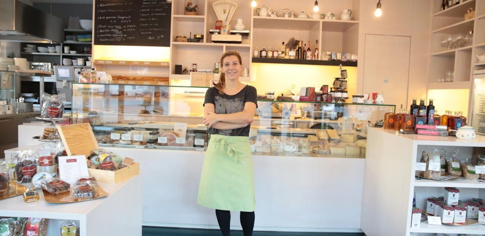 Standlerin Isabel Kaas vom "Kaas am Markt": "Ich würde es befürworten, wenn es am Sonntag die Möglichkeit gäbe, zu öffnen."
