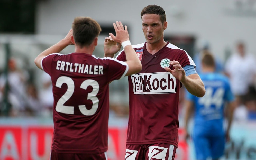 Patrick Bürger jubelt