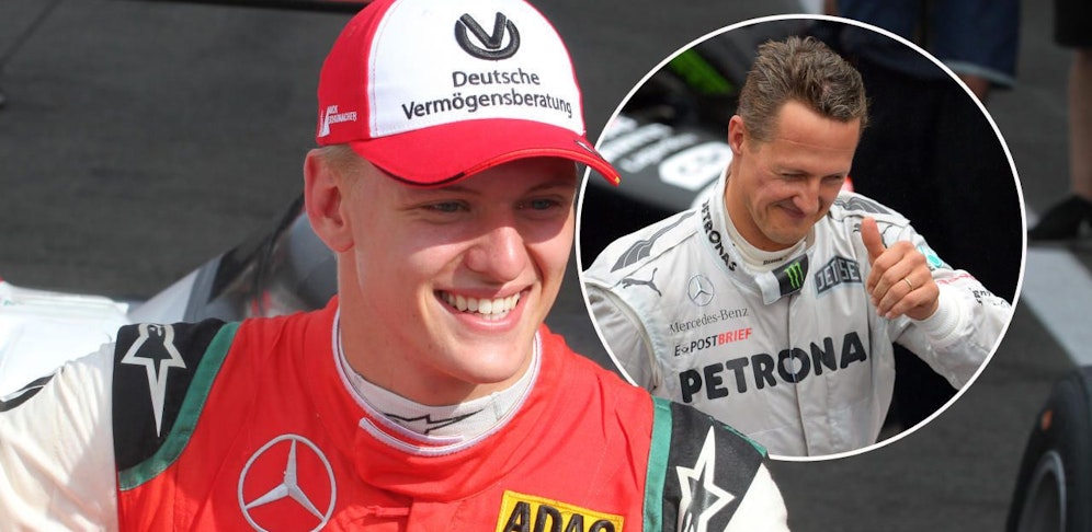 Mick Schumacher und sein Vorbild und Vater Michael Schumacher.