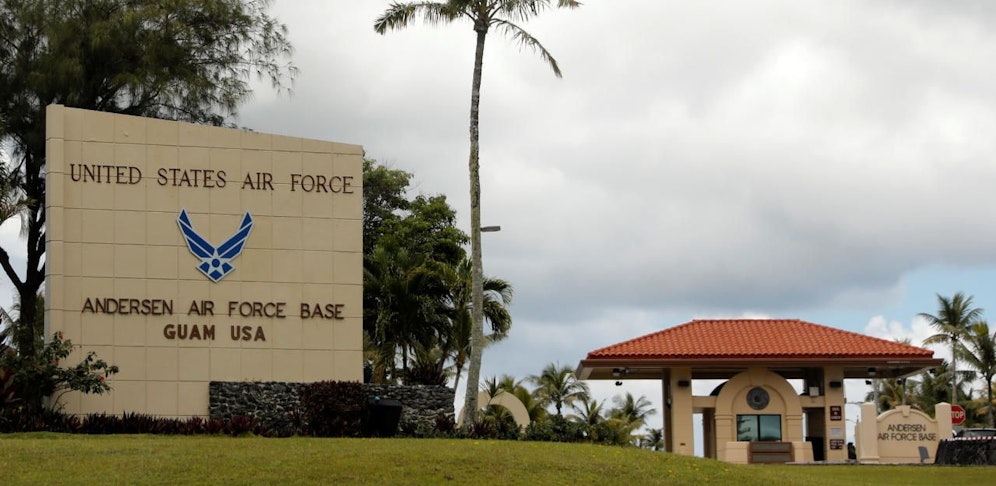 US Andersen Air Force base auf Guam