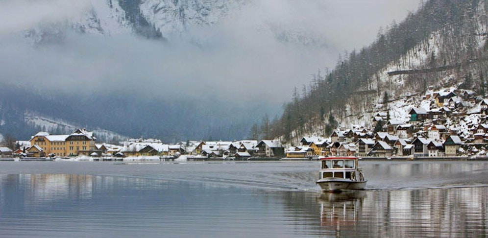 Erfinder Joachim Kleiner kann sich die schwimmende Seilbahn auch am Hallstätter See vorstellen. 