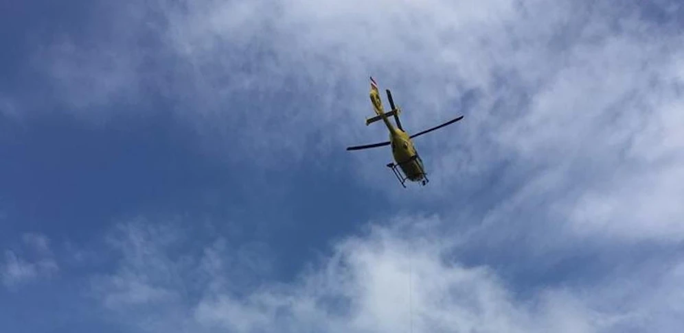 C15 im Einsatz  Wanderer erlitt einen schweren Herzinfarkt.