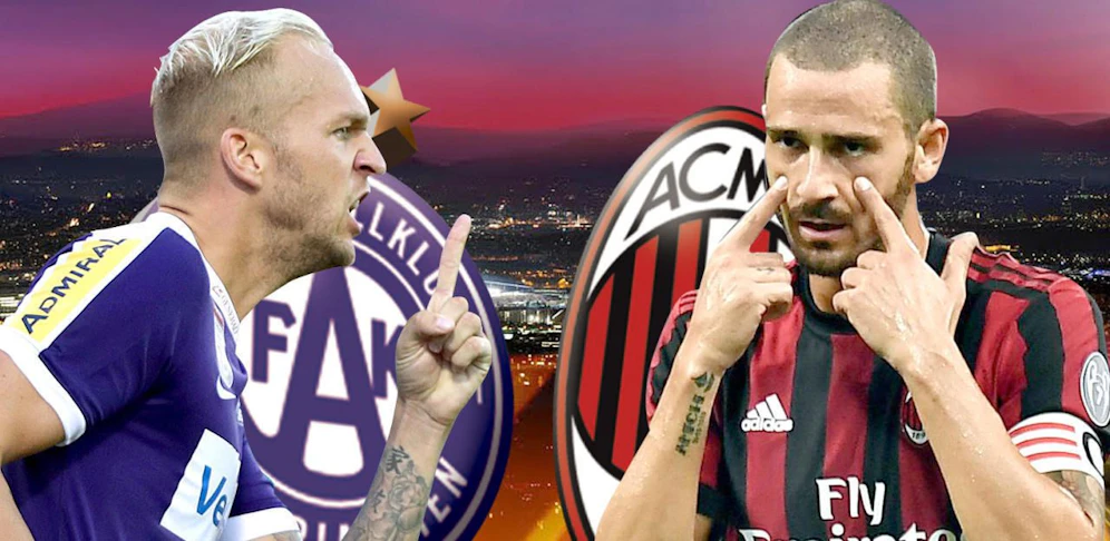 FK Austria Wien spielt gegen AC Milan am 14. September 17.
