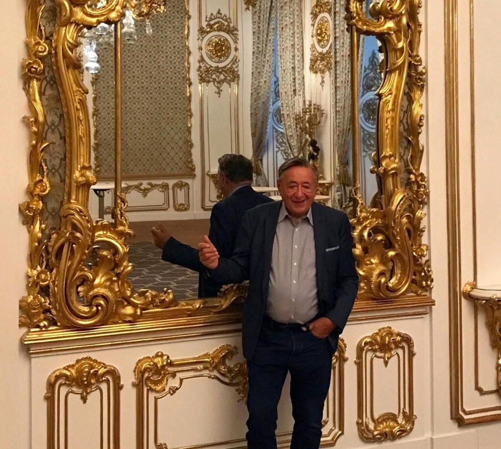 Richard Lugner feiert seinen Geburtstag im Stadtpalais Liechtenstein
