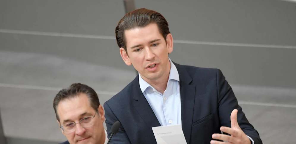 Vizekanzler Strache und Bundeskanzker Sebastian Kurz 