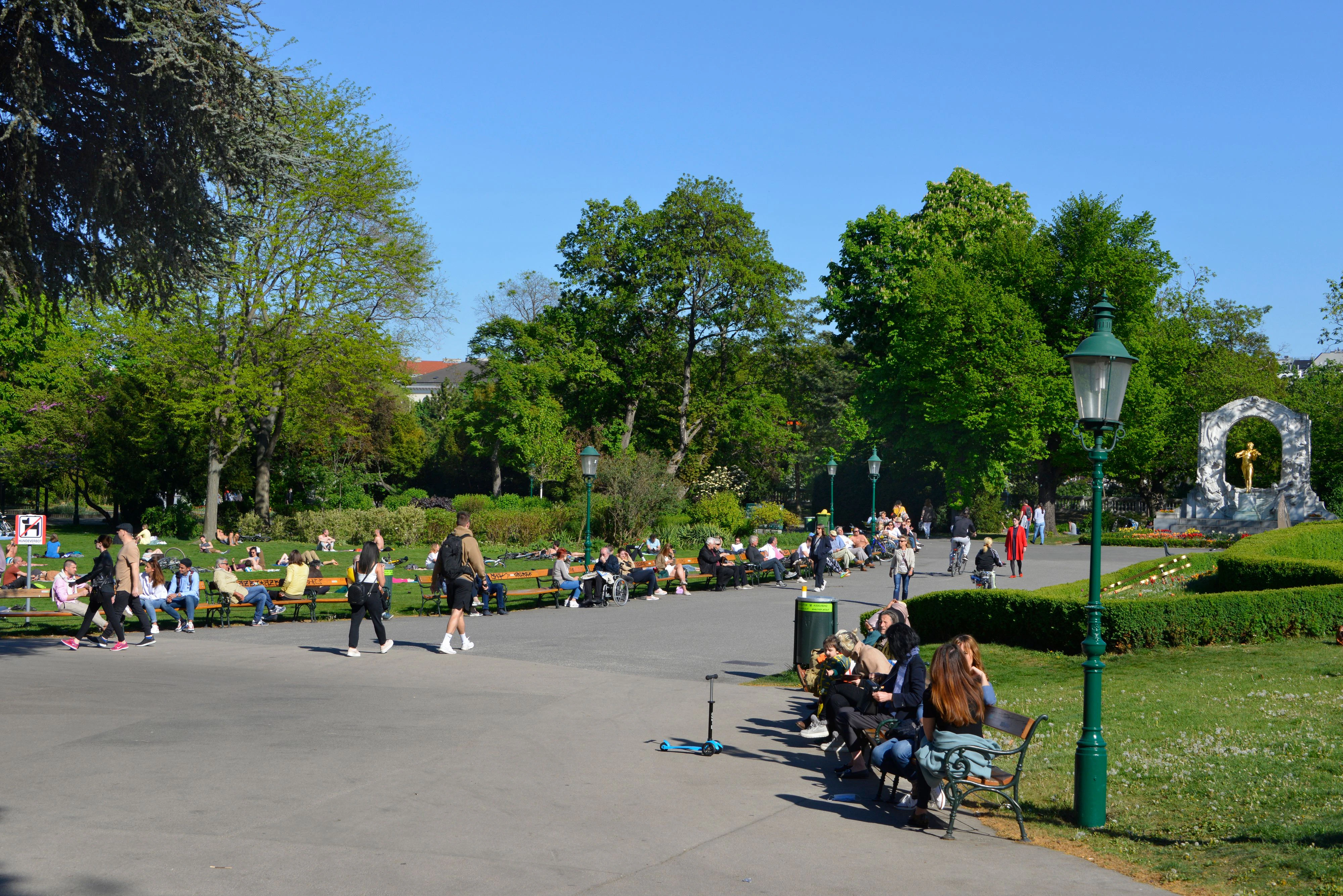 Der Wiener Stadtpark ist im Sommer gut besucht.