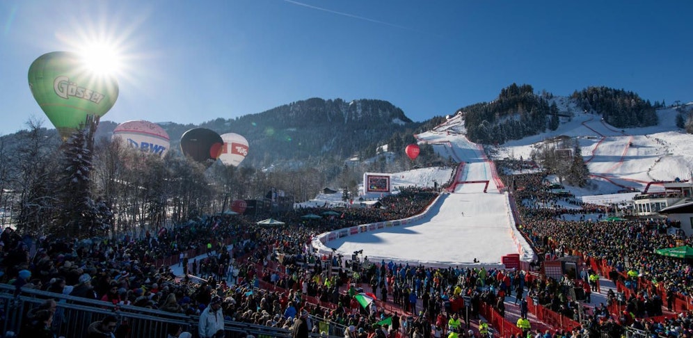 Traumwetter in Kitzbühel  außer am Samstag. 