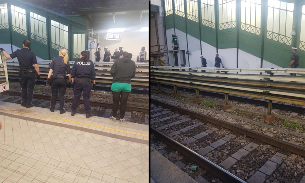 Die Polizisten nahmen die Verfolgung auf, doch dem Verdächtigen gelang die Flucht.