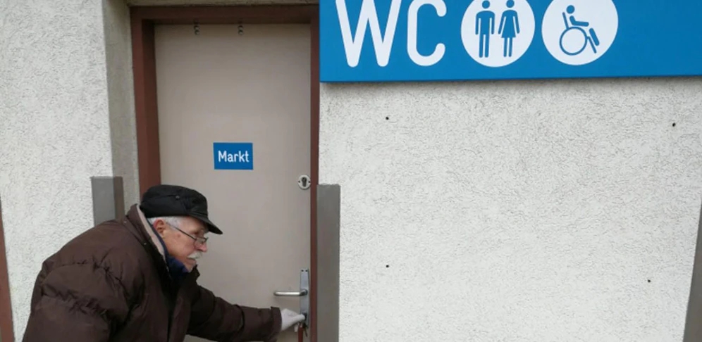 Marktamt sperrte Standlern in Floridsdorf das Klo vor der Nase zu. 