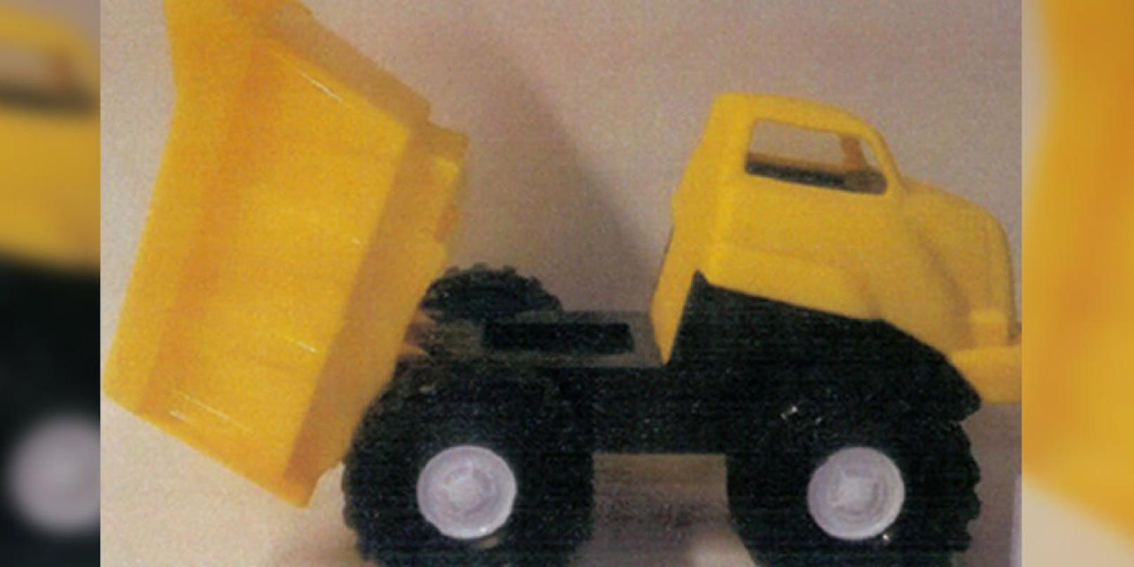 Spielzeugauto &quot;LKW SAM&quot; in Gelb und Schwarz wird zurückgerufen