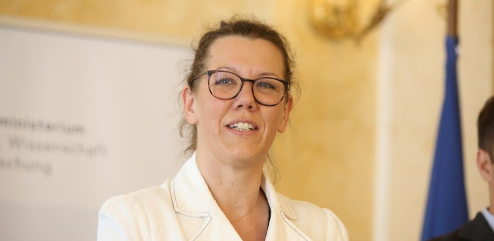 Bildungsministerin Iris Eliisa Rauskala