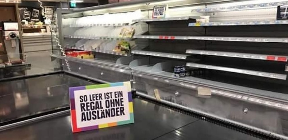 In Hamburg blieben die Regale leer.