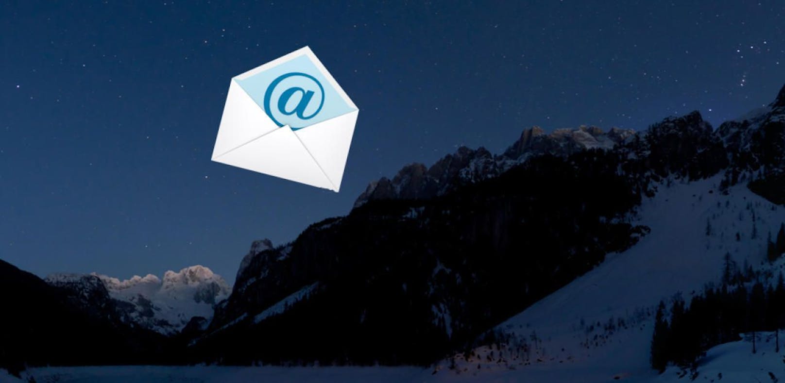 Notruf per E-Mail: Paar im Dunkeln von Berg gerettet