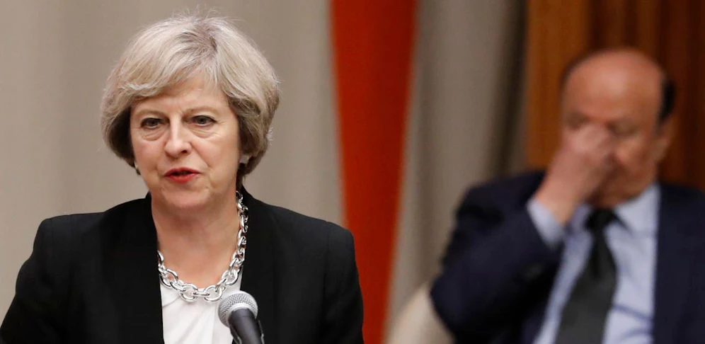 Die britische Premierministerin Theresa May