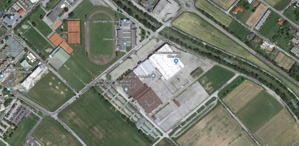 Die Flüchtlinge wurden in der Nähe der Informhalle aufgegriffen.