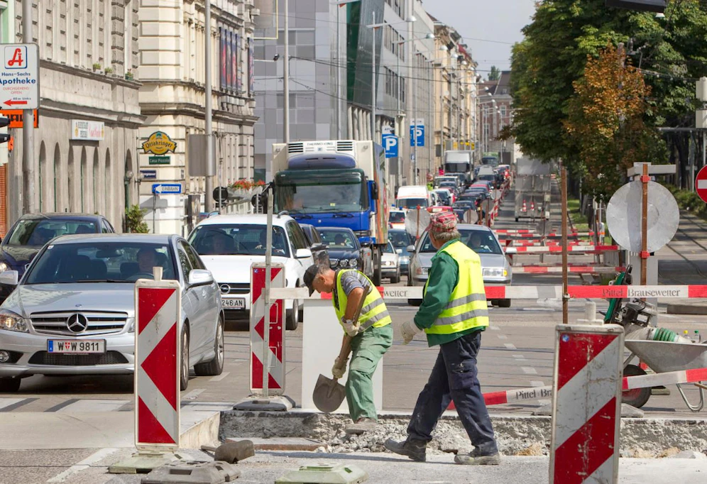 Baustellen gestartet: Staugefahr am Wiener&nbsp; Gürtel!