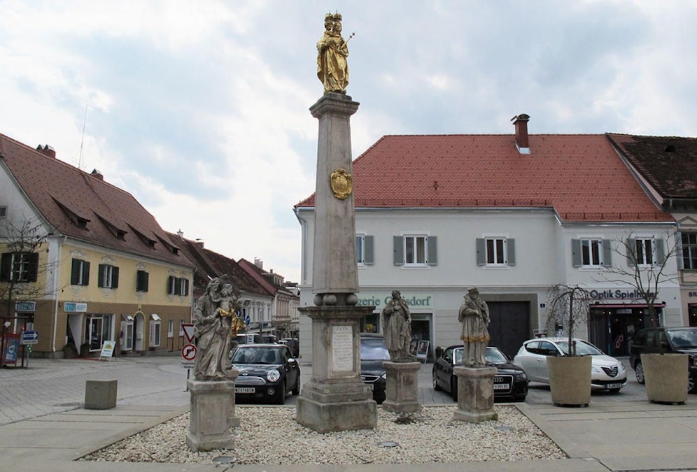 Die Gleisdorfer Mariensäule war ursprünglich als "Türken-Säule" gestiftet worden.